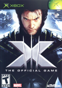 X-Men: The Official Game PAL Xbox PAL box art